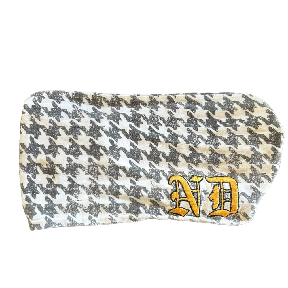 No Doubt Authentic Band Merchandise Headband Houndstooth and No Doubt Logo Y2k